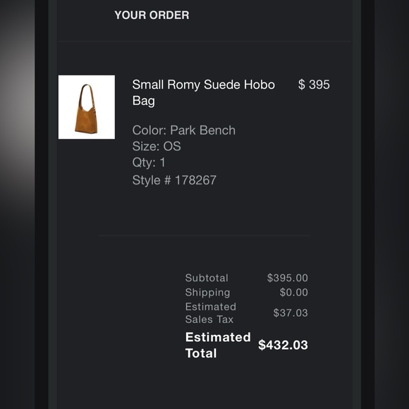 💯 Tory Burch Small Romy Suede Hobo - Picture 4 of 11